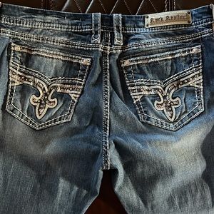 Rock Revival Easy Straight size 36 - Plus Sized Bling Jeans